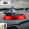 Solar-Powered Rotating Helicopter Car Air Freshener with Essential Oil Diffuser – Dashboard Fragrance Diffuser