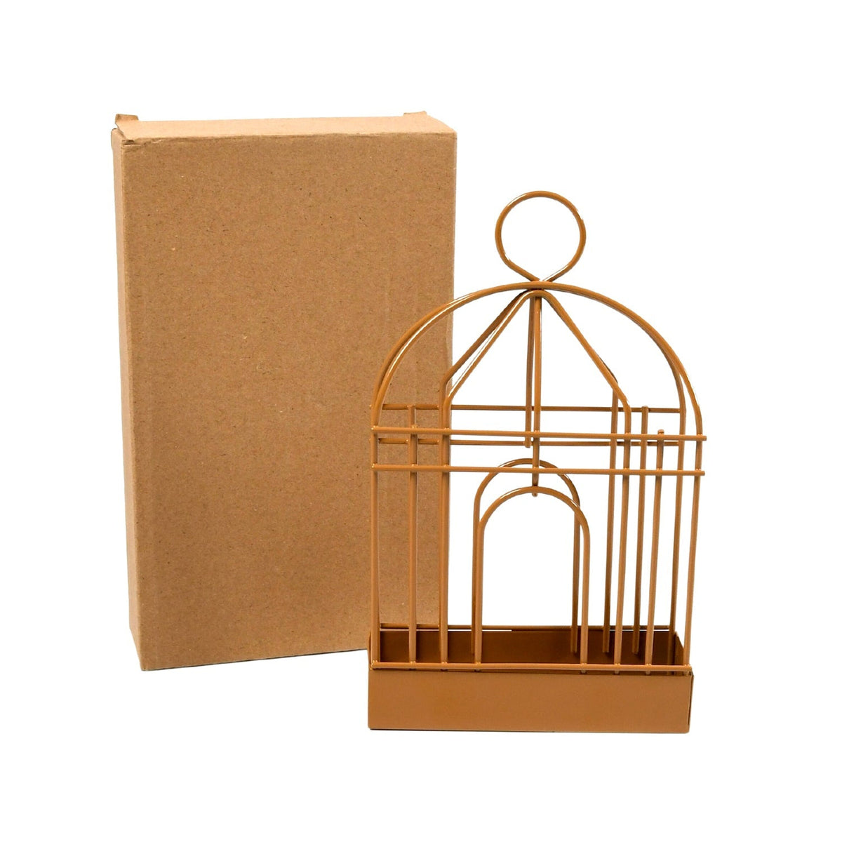 Vintage Birdcage Mosquito Coil Holder - Safe Iron Stand for Home & Office